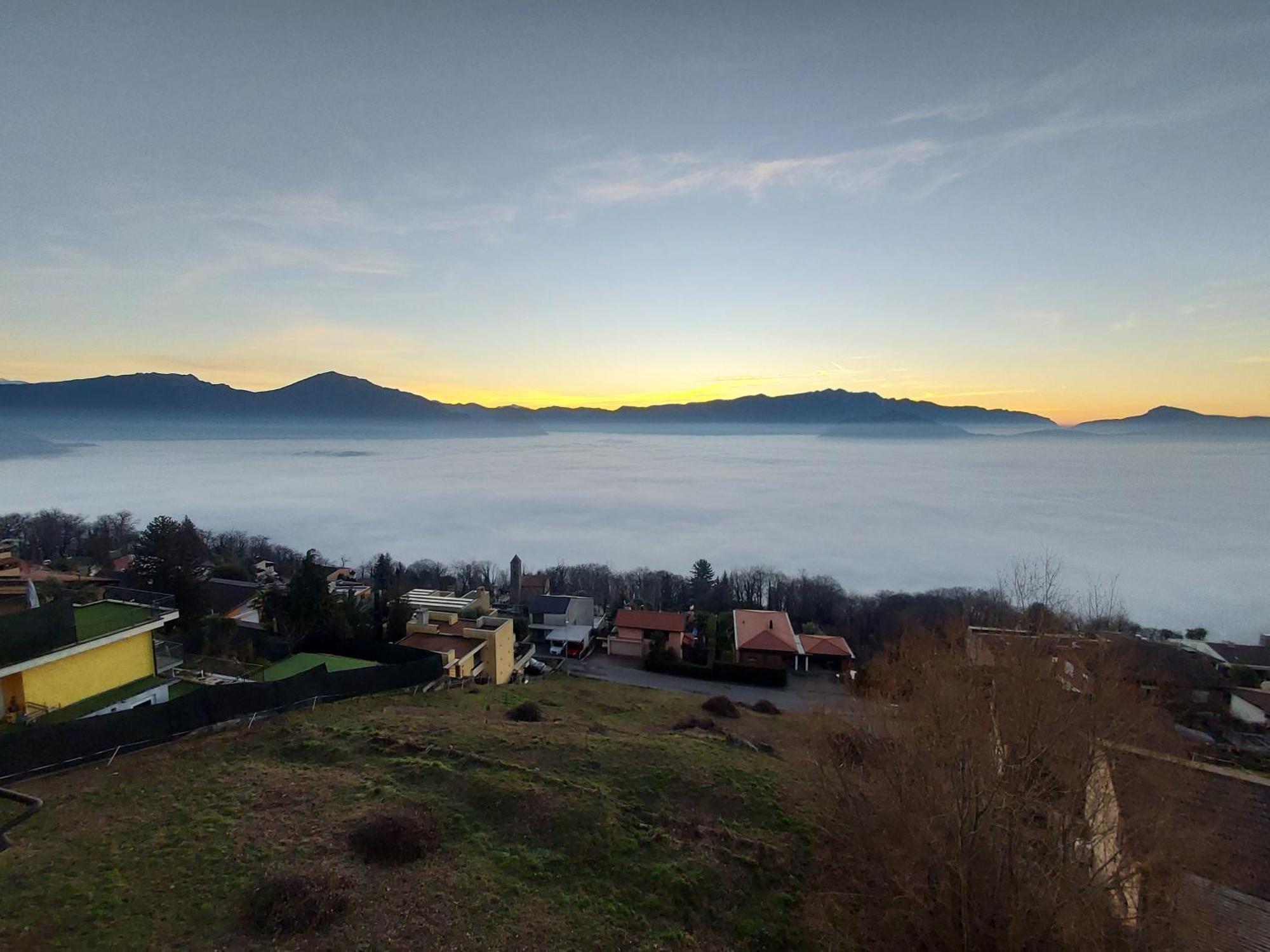 Entire Apartments With Stunning View Cademario Exteriör bild